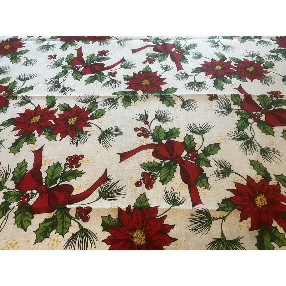 Christmas Tablecloth- 52” X 72”
